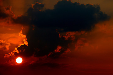 Image showing Storm clouds