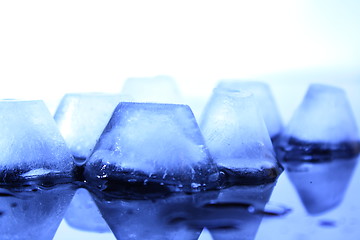 Image showing ice cubes