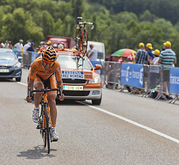 Image showing The Cyclist Ruben Perez Moreno