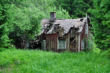 Image showing Old abandoned house  