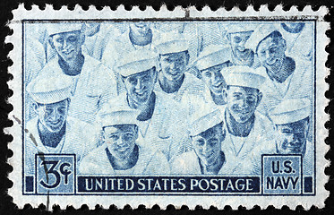 Image showing US NAVY Stamp