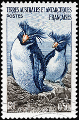 Image showing Penguins Stamp