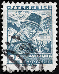 Image showing Salzburg Man Stamp