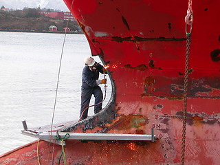 Image showing Ship repair 05.04.2004