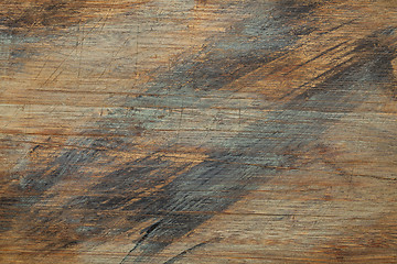 Image showing painted and scratch wood texture