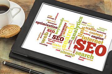 Image showing search engine optimization - SEO