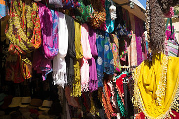 Image showing Clothes stall