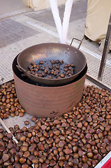 Image showing Roast chestnuts