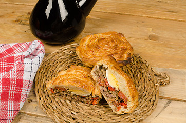 Image showing Traditional Spanish meat pie