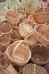 Image showing Wickerwork baskets