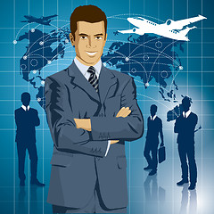 Image showing Vector Businessman In Suit