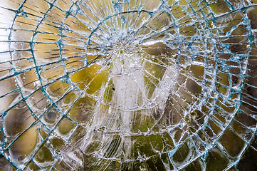 Image showing Broken glass