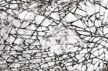 Image showing Broken glass