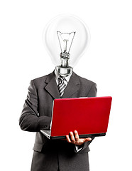 Image showing Business Lamp Head Idea Man