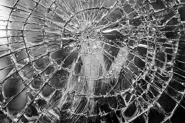 Image showing Broken glass