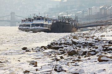 Image showing Winter Danube