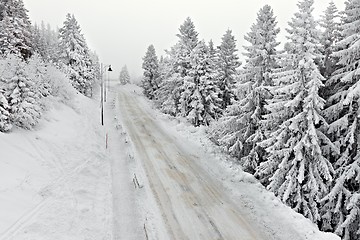 Image showing Snowy Highway