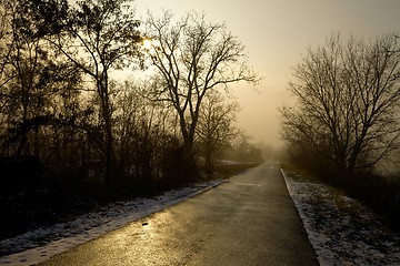 Image showing Long road