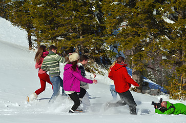 Image showing photographer portrait at winter