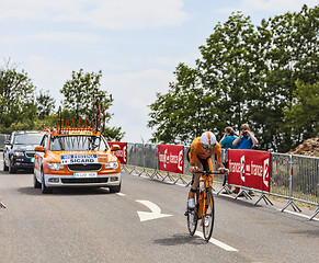 Image showing The Cyclist Romain Sicard