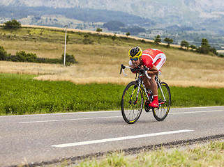 Image showing The Cyclist Egoitz Garcia Echeguibel