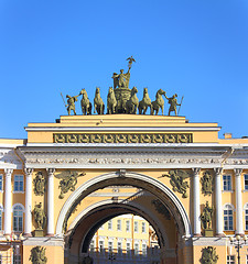 Image showing Arch of the General Staff in St. Petersburg