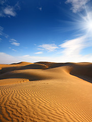 Image showing landsape in desert