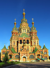 Image showing Church of Holy Apostles Peter and Paul in Peterhof