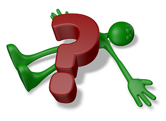 Image showing dead by question mark