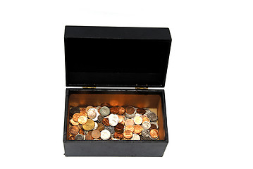 Image showing Black Coin Box