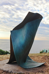 Image showing Sculpture by the Sea exhibit at Bondi Australia