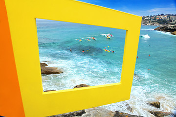 Image showing Sculpture by the Sea exhibit Bondi Australia