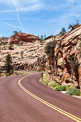 Image showing Road in Zion