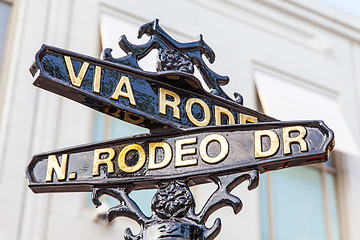 Image showing Rodeo Dr