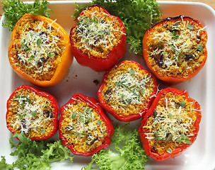 Image showing Stuffed peppers