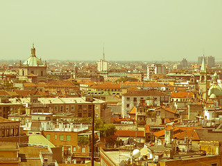 Image showing Retro looking Milan, Italy