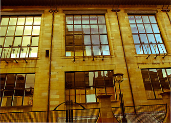 Image showing Retro look Glasgow School of Art