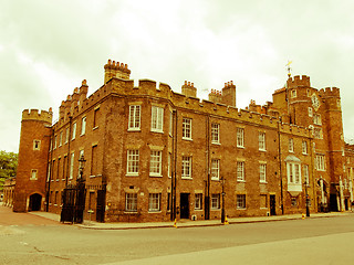 Image showing Retro looking St James Palace