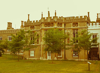 Image showing Retro looking Strawberry Hill house