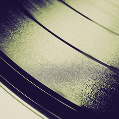 Image showing Retro look Vinyl record