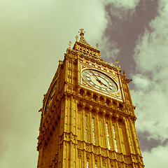 Image showing Retro looking Big Ben