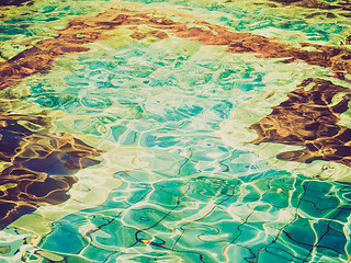 Image showing Retro look water background