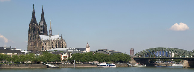 Image showing Koeln panorama