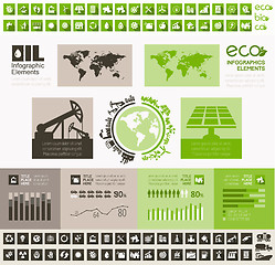 Image showing Oil Industry Infographic Template