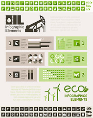 Image showing Oil Industry Infographic Template