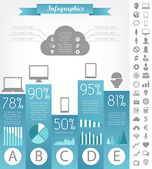 Image showing IT Industry Infographic Elements