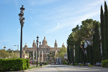 Image showing National Museum in Barcelona, Spain