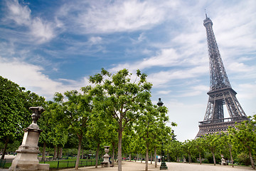 Image showing Eiffel tower in Paris, France