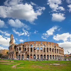 Image showing Colosseum in Rome, Italy