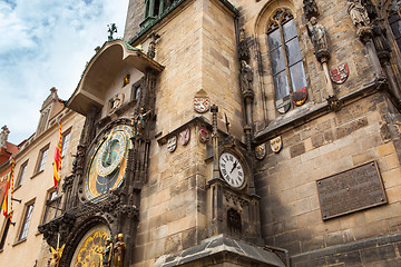 Image showing Tower with Astronomical Clock in Prague